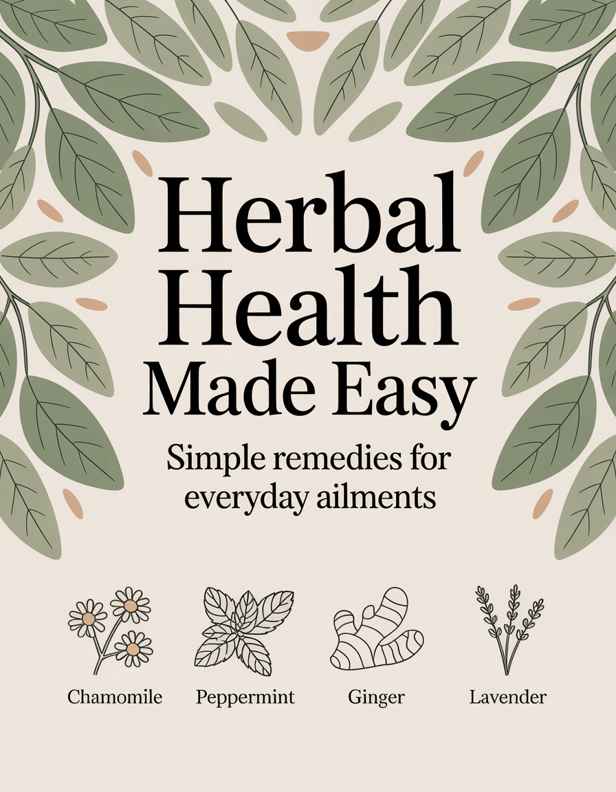 Herbal Health Made Easy: Simple Remedies for Everyday Ailments