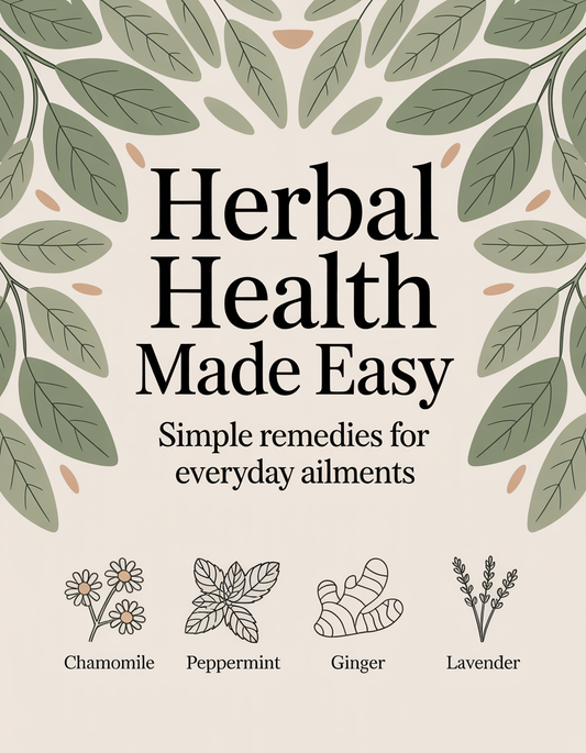 Herbal Health Made Easy: Simple Remedies for Everyday Ailments