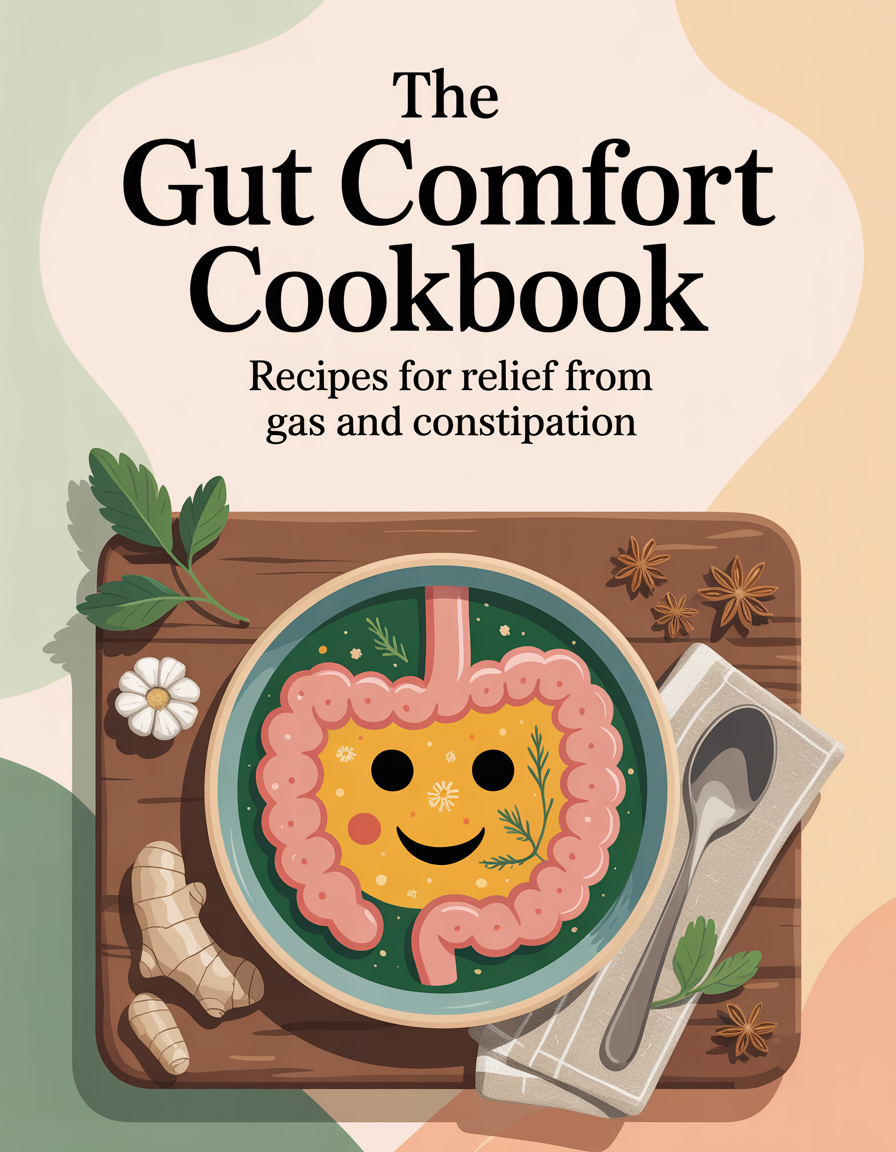 The Gut Comfort Cookbook: Recipes for Relief from Gas and Constipation